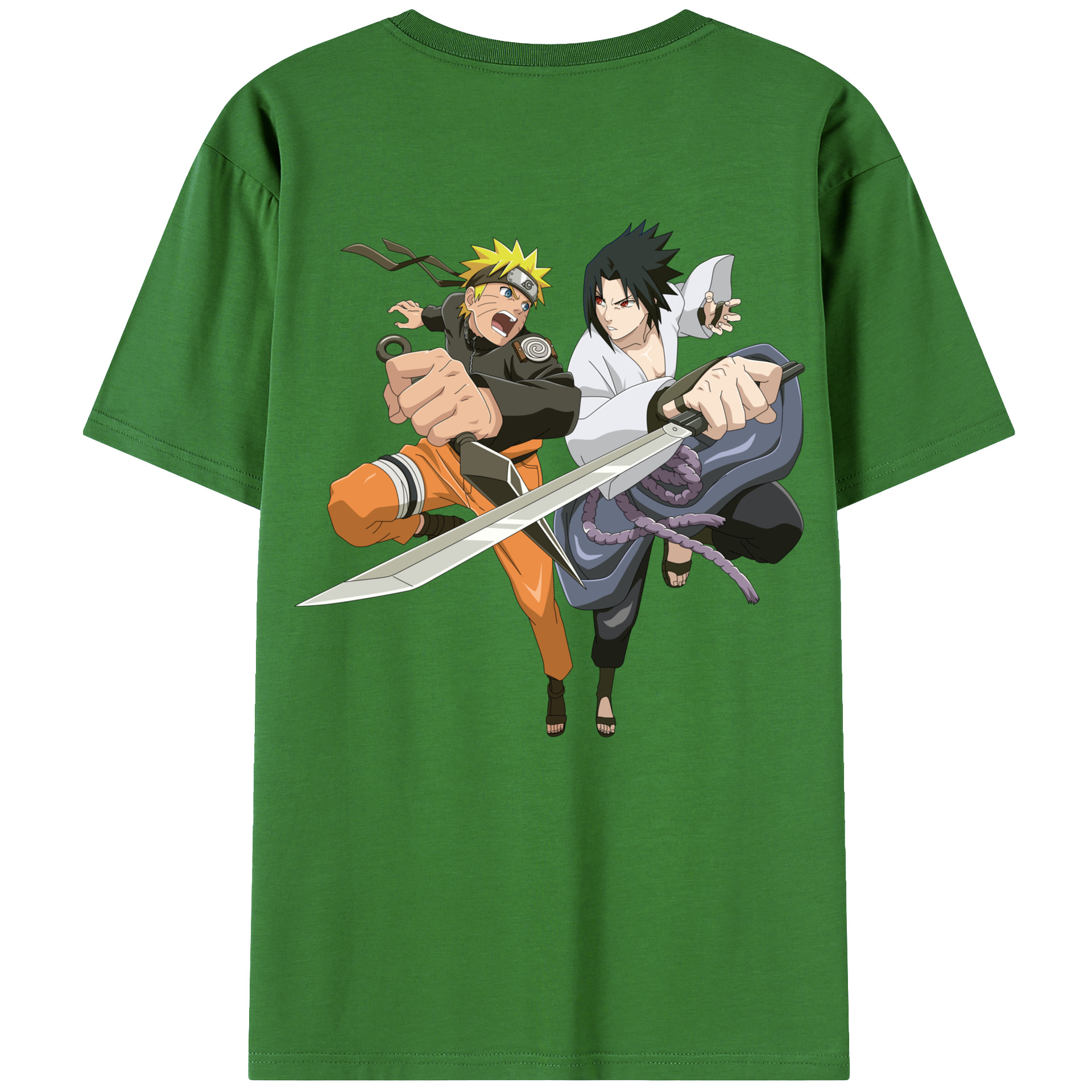 （画像用） NARUTO -ナルト- うずまき ナルト Uzumaki Naruto レディース半袖Tシャツ(バックプリント)